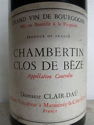 Image result for Clair Dau Chambertin Clos Beze