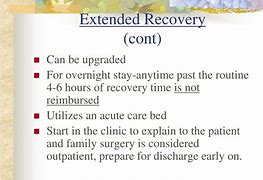 Image result for Extended Recovery