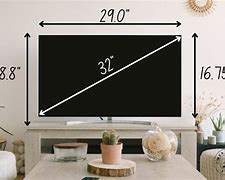Image result for 32 TV Size