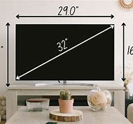 Image result for How Big Is a 32 Inch TV