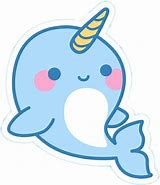 Image result for Narwhal Cartoon with Cat Ears