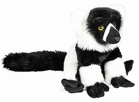 Image result for Black and White Ruffed Lemur Plush Wild Republic