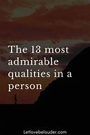 Image result for admirable