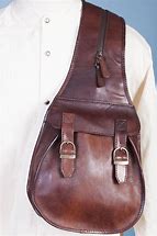 Image result for Men's Leather Saddle Bags