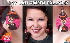 Image result for Homemade Halloween Earrings