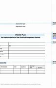 Image result for ISO 9001 Project Plan Template