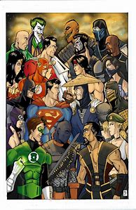 Image result for Mortal Kombat vs DC Universe Art