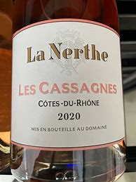 Image result for Nerthe Cotes Rhone Cassagnes Nerthe Blanc