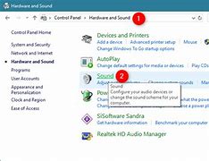 Image result for Windows Control Panel Hardware and Sound