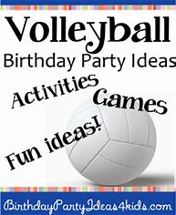 Image result for Volleyball Party Ideas
