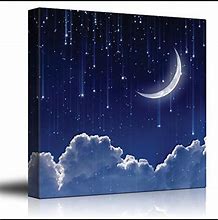 Image result for Galaxy Moon Art Landscape