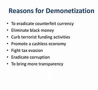 Image result for Reasons for Demonetization