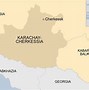 Image result for Map of Chechnya and Ukraine