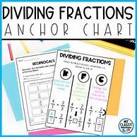 Image result for Dividing Fractions Anchor Chart