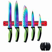 Image result for Rainbow Knife Set
