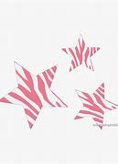 Image result for Pink Zebra Star Sticker