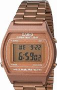 Image result for Casio Rose Gold Waterproof Watch