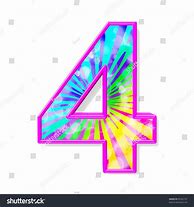 Image result for Colorful Number 4