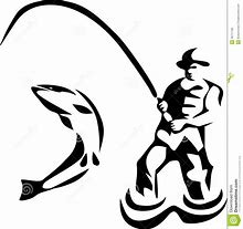 Image result for Deep Sea Fishing Clip Art Black and White