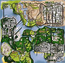 Image result for GTA San HD Quality Map