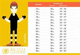 Image result for Bike Size Chart Inches