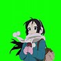 Image result for Anime Blushing Green screen