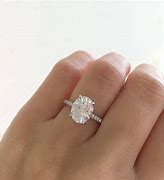 Image result for Silver Oval Engagement Ring