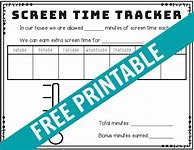 Image result for Screen Time Print Outs