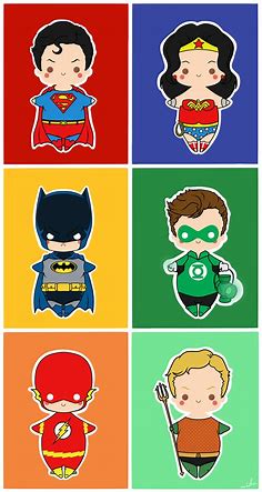Justice League America | Justice league batman, Justice league, Chibi