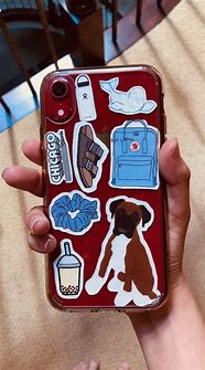 Image result for Phone Case Stickers Red