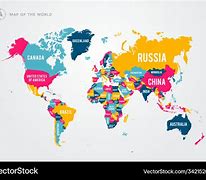 Image result for World Map with Country Names