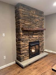 Image result for DIY Stone Fireplace
