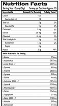 Image result for vegans protein powders nutritional information