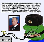 Image result for Russia Copium Meme