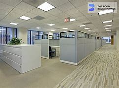 Image result for Office Cubicle Zoom Background