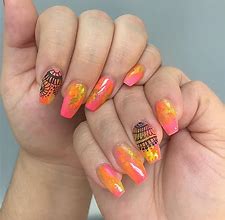 Image result for Fall Nails Acrylic 2018