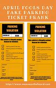Image result for Parking Ticket Prank