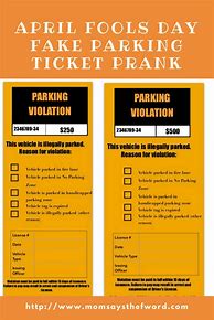 Image result for Printable Parking Ticket Funny