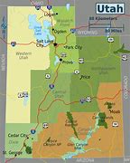 Image result for Utah USA Map