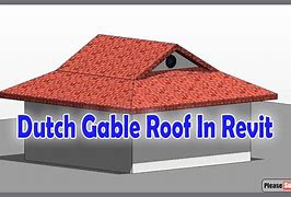 Image result for Dutch Gable Roof Revit