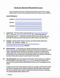 Image result for Kentucky Residential Lease Agreement