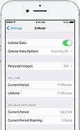 Image result for How to On Data Roaming in iPhone 8
