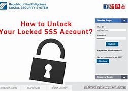 Image result for How to Unlock SSS Account without Email