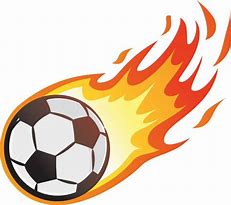 Image result for Flaming Soccer Ball Clip Art