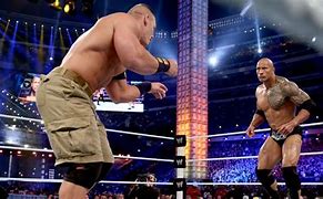 Image result for Cena vs Rock