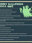 Image result for Easy Halloween Trivia