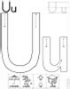 Image result for Free Scrapbook Alphabet Letter U