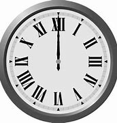Image result for Roman Numeral Clock Face Vector