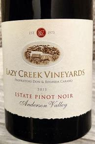 Image result for Ferrari Carano Pinot Noir Lazy Creek Anderson Valley
