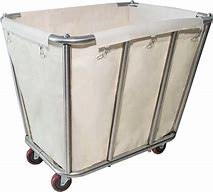 Image result for Commercial Rolling Laundry Cart